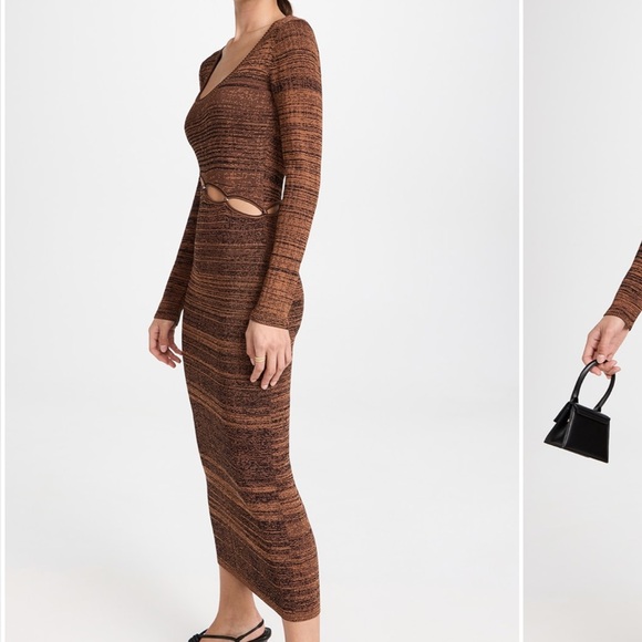 Wayf Knit Long Sleeve Cutout Dress - Picture 7 of 9